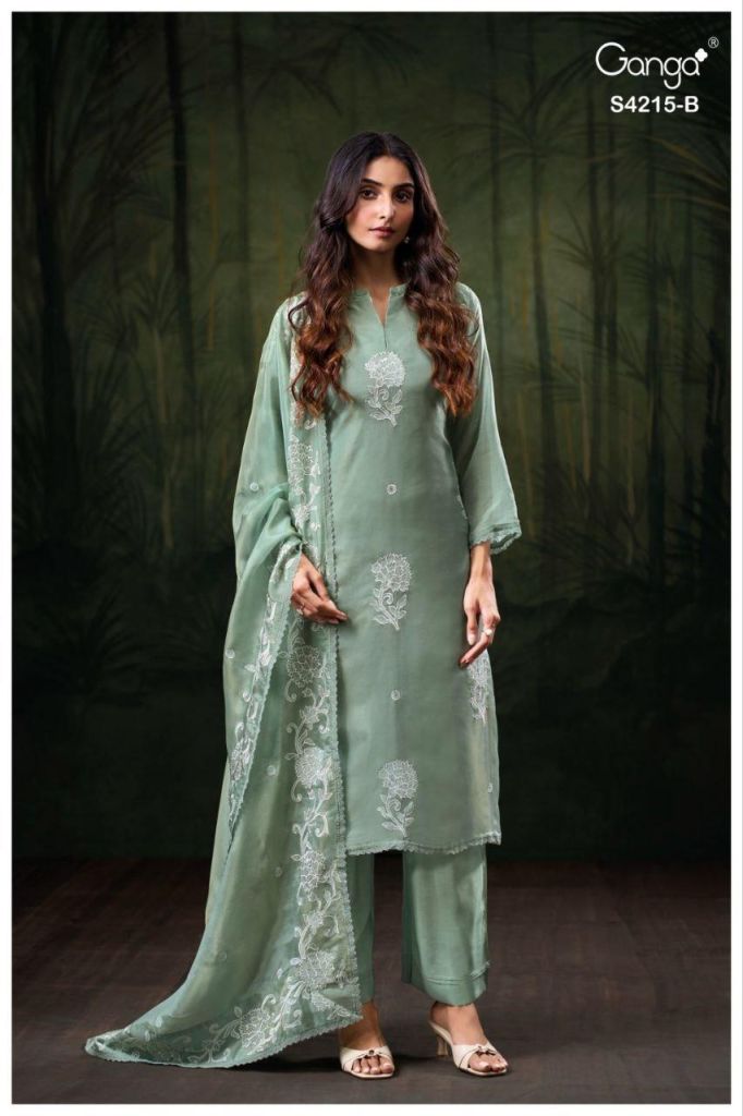 Ganga Aarisha 4215 Embroidery Work Salwar Kameez