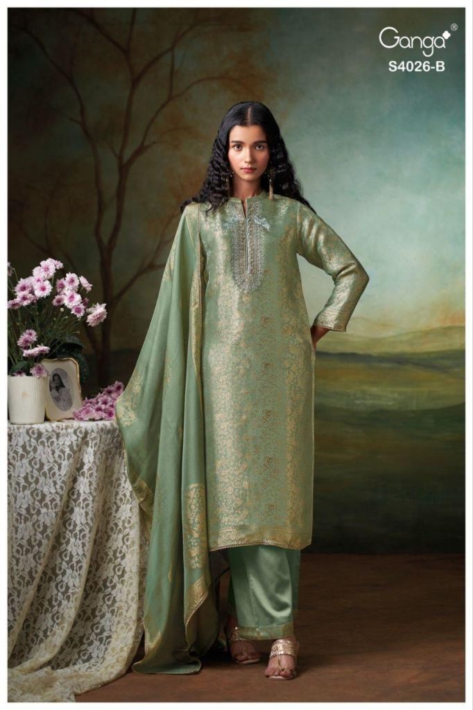 Ganga Amirae 4026 Embroidery Salwar Kameez