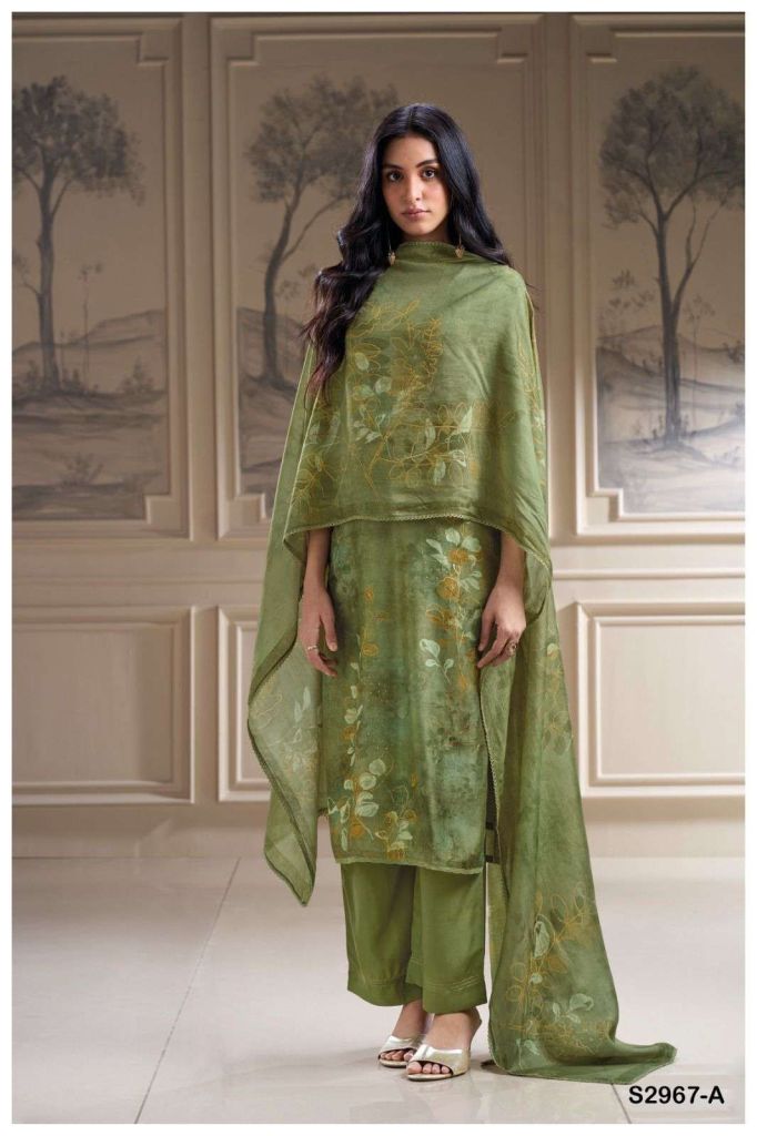 Ganga Aurora 2967 Printed Salwar Suits
