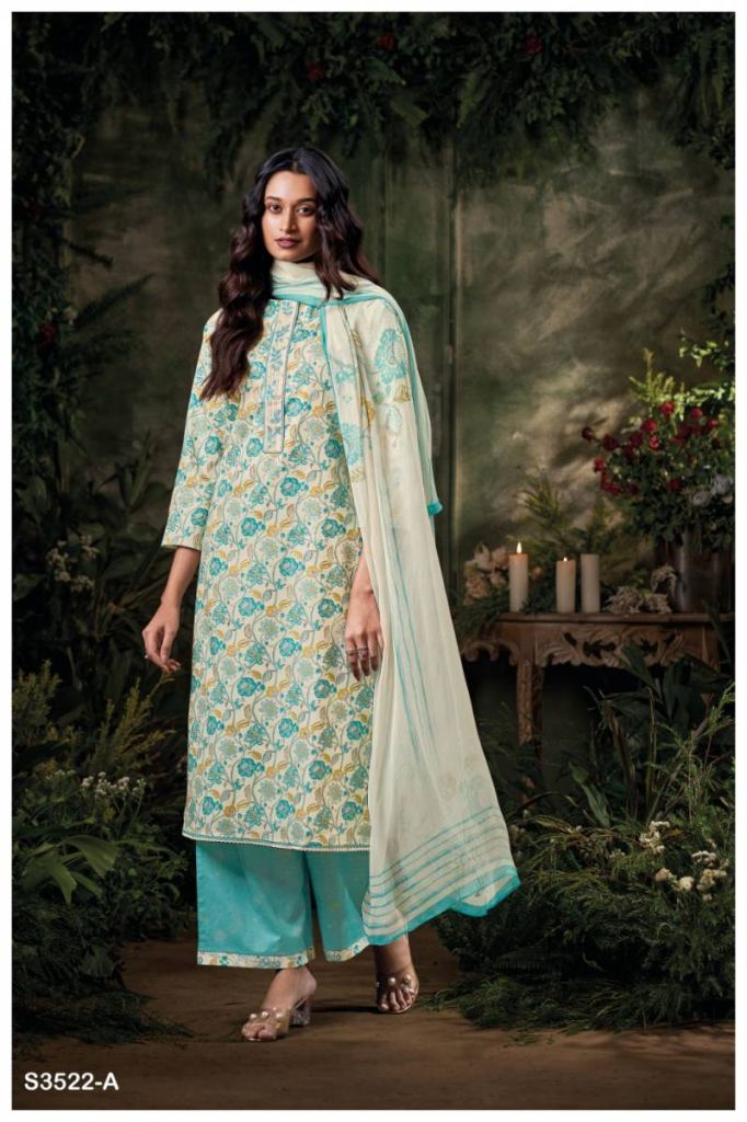 Ganga Bhaviya Cotton Printed Fancy Salwar Suit