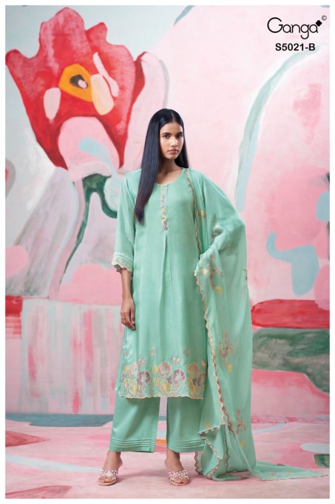 Ganga Brinika 5021 Embroidered Salwar Kameez