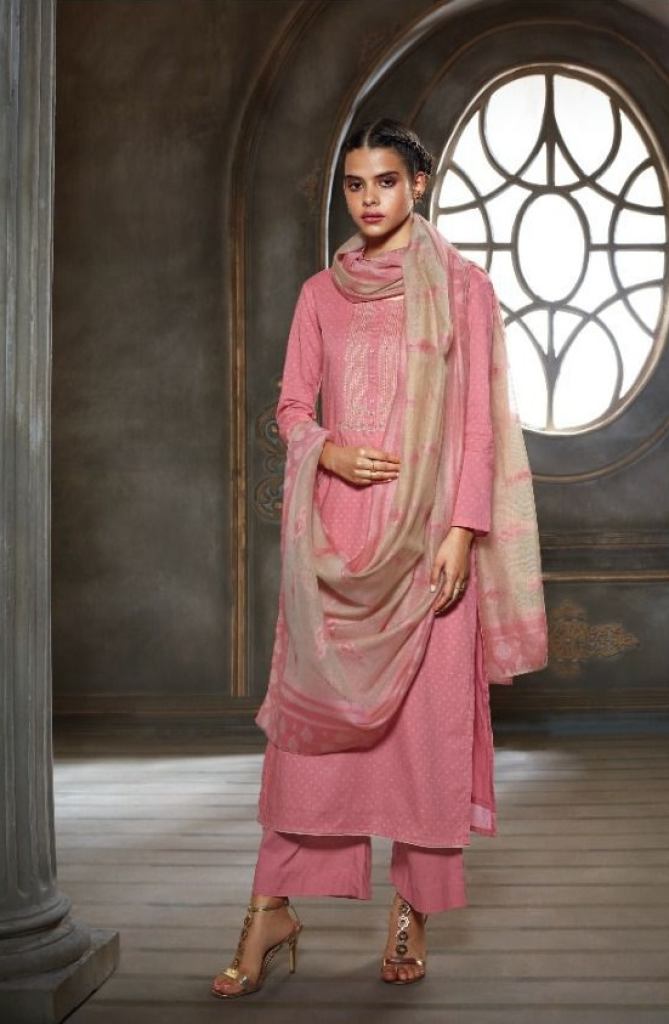 Ganga Caleo cotton  Buy Satin Dress Material For Women online in India