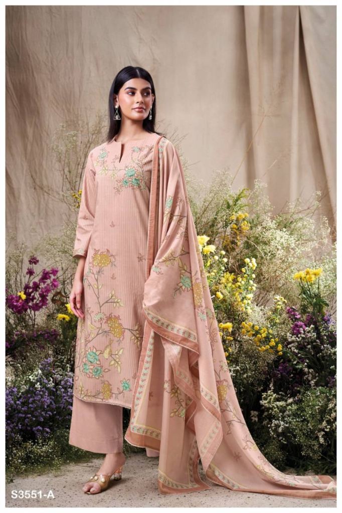 Ganga Calina Cotton Printed Salwar Suit