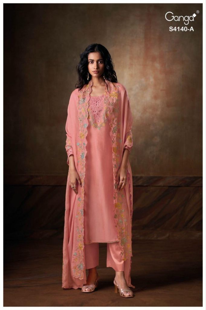 Ganga Cassara 414 Embroidery Salwar Kameez