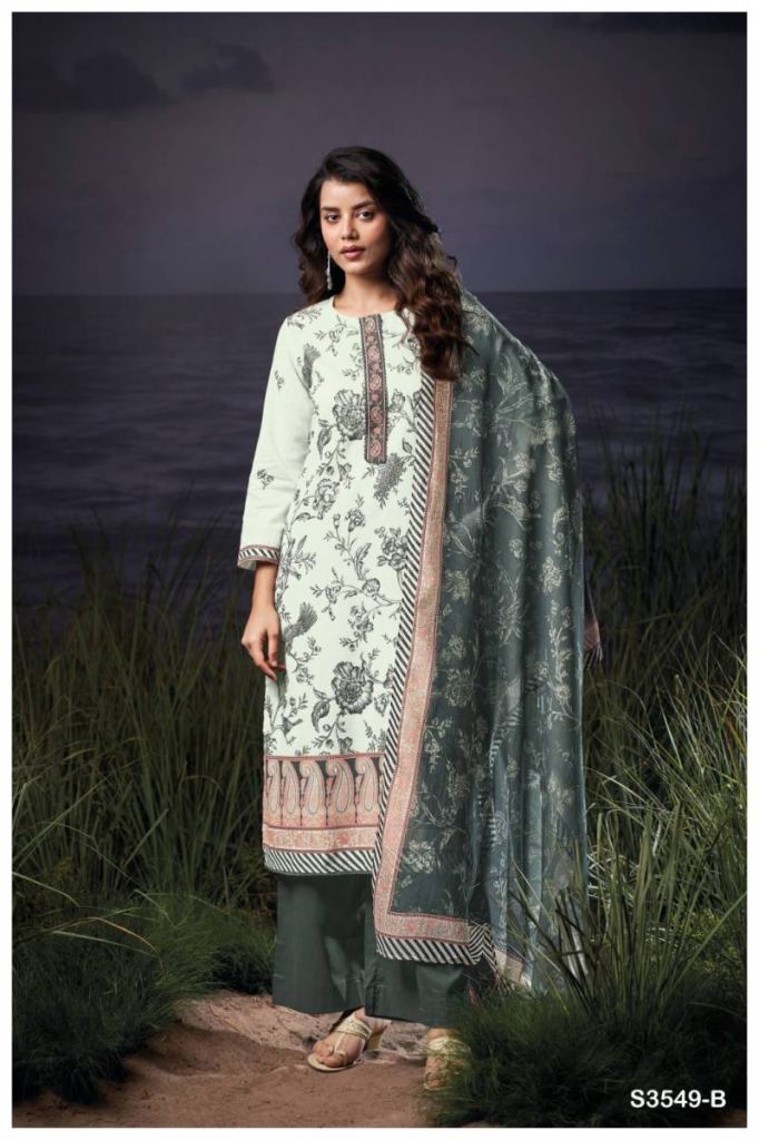 Ganga Charlotte Printed Embroidered Salwar Suit