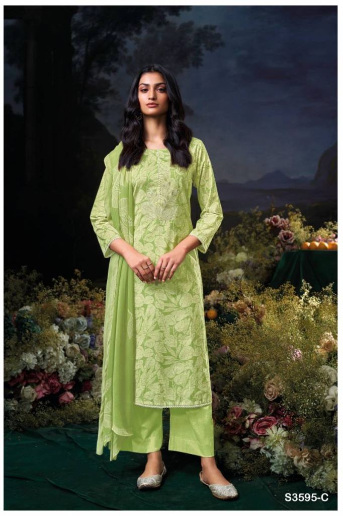 Ganga Chetna Printed Embroidered Salwar Kameez