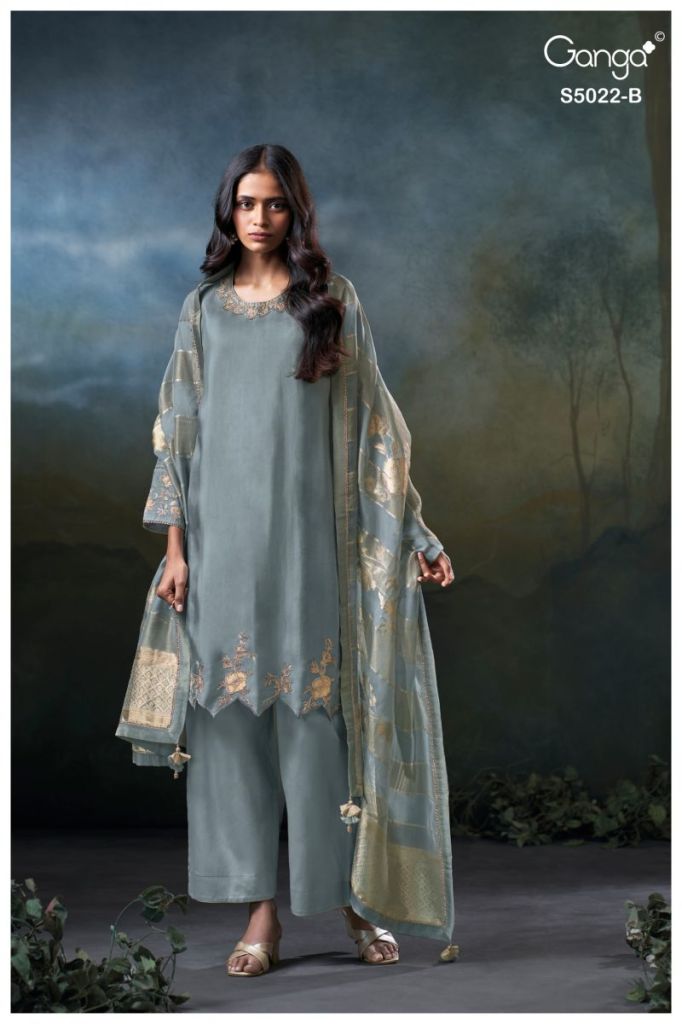 Ganga Chrysa 5022 Embroidered Salwar Kameez