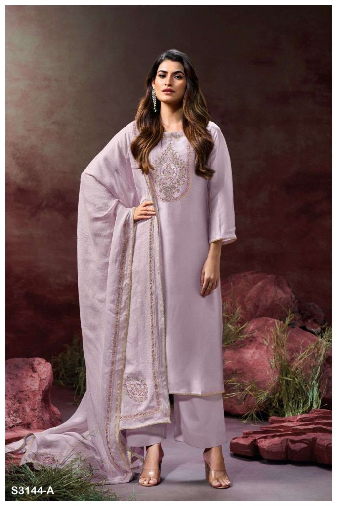 Ganga Diyuti 3144  Embroidery Salwar Suit