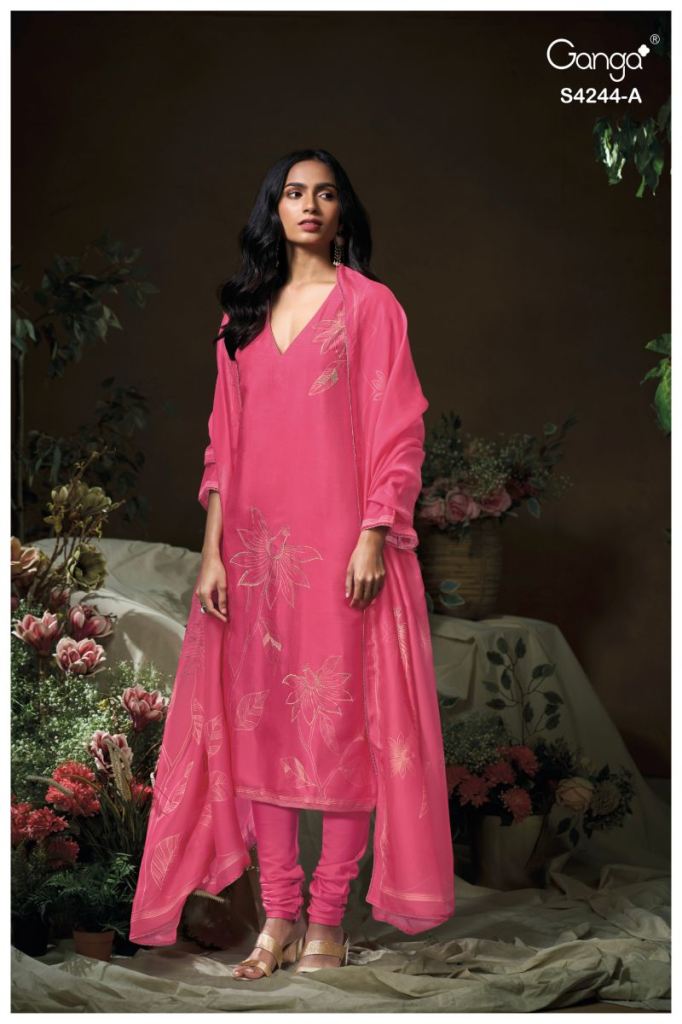Ganga Druya 4244 Embroidered Salwar Kameez