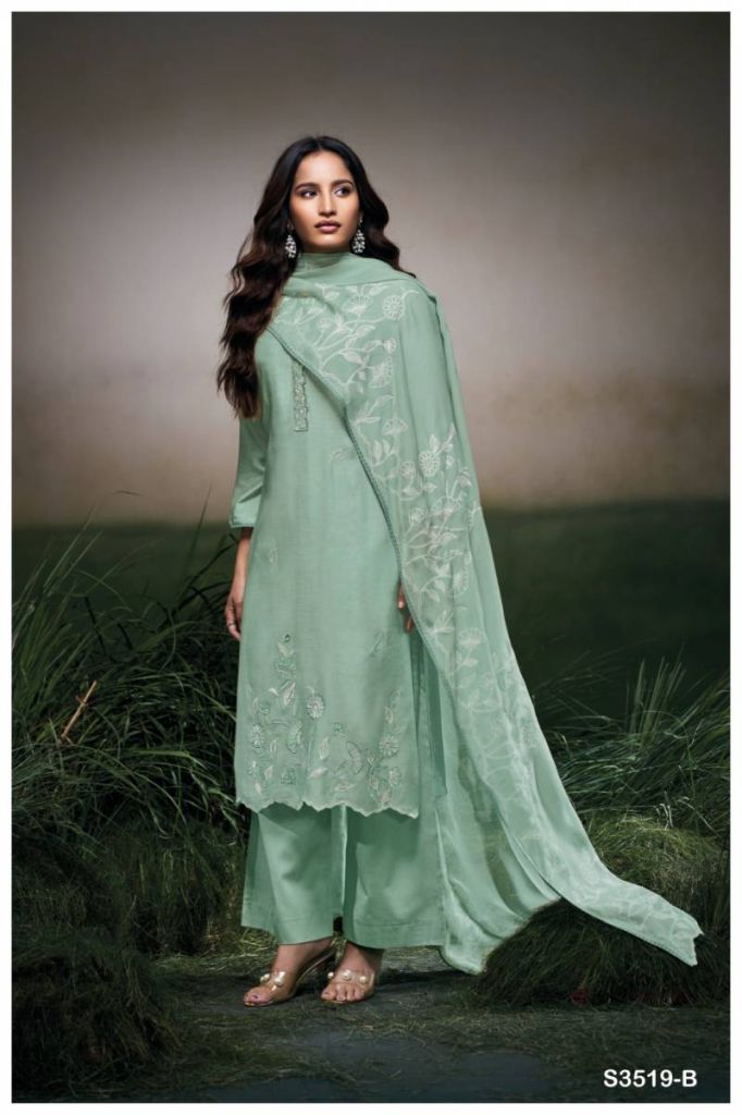 Ganga Elayna Bemberg Fancy Salwar Suit