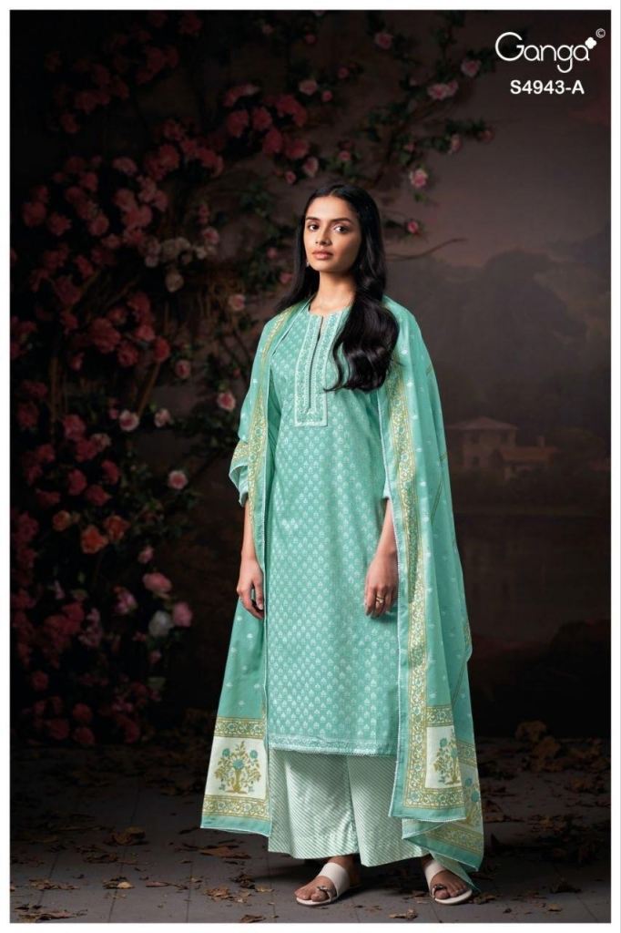 Ganga Elyndra 4943 Printed Salwar Kameez
