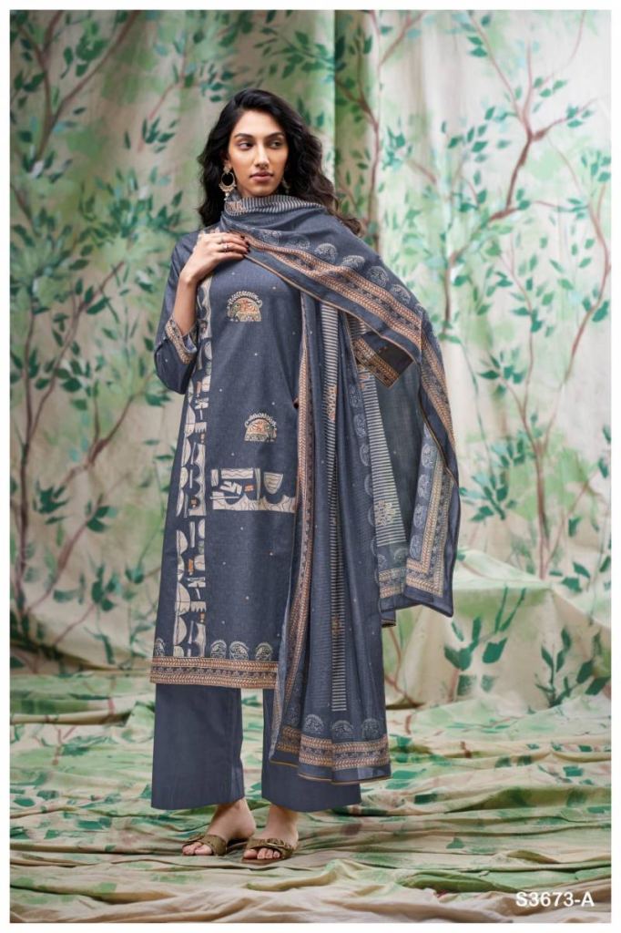 Ganga Ezvika Printed Salwar Kameez