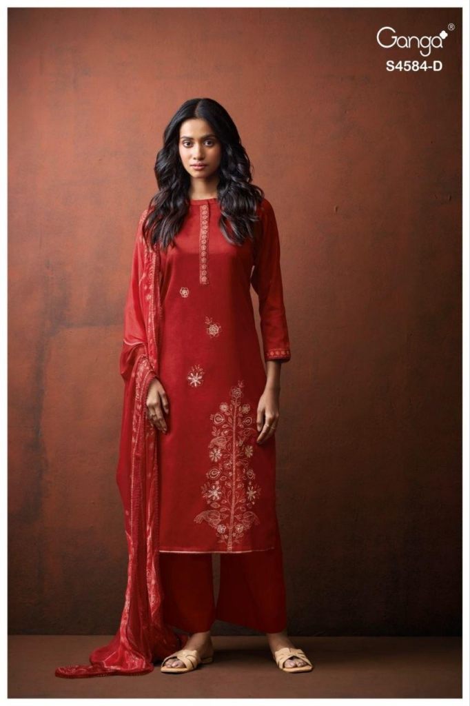 Ganga Feska 4584 Handworked Salwar Kameez