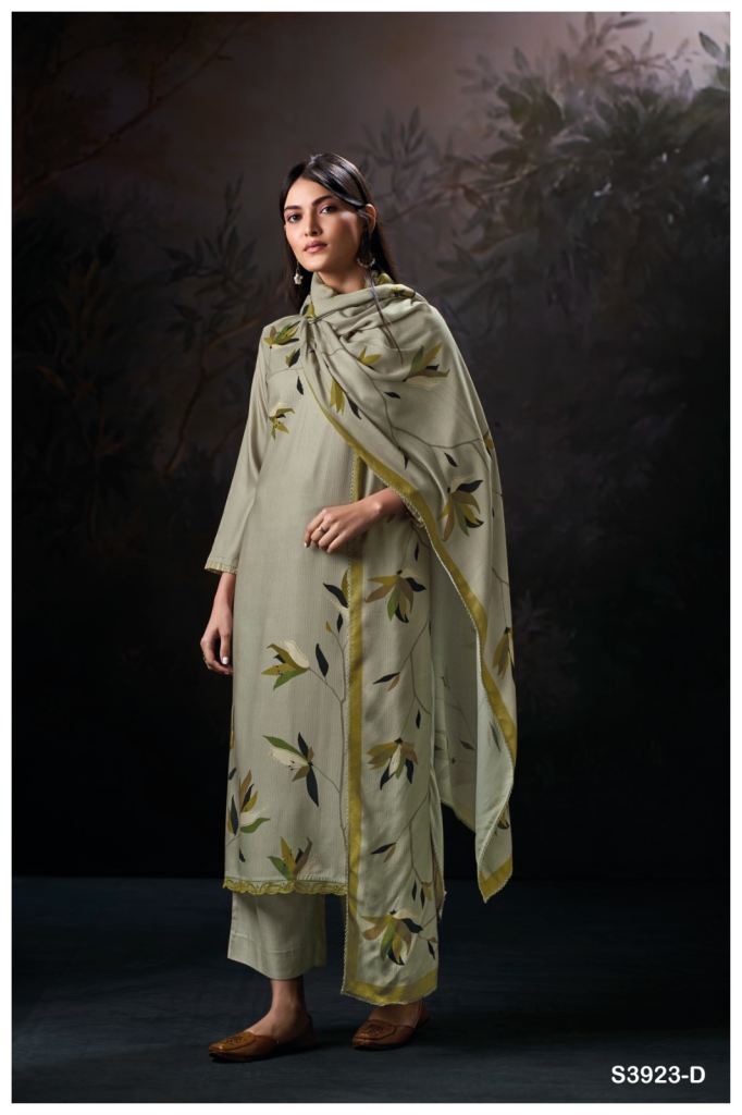 Ganga Frida 3923 Printed Handwork Salwar Kameez