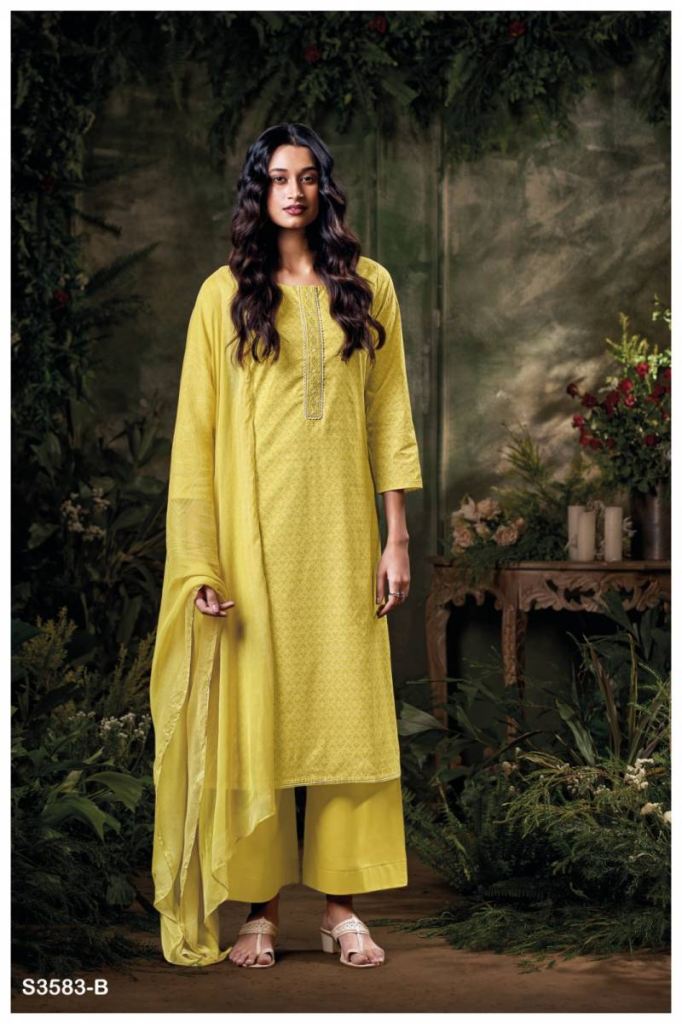 Ganga Frinisa Embroidered Salwar Suit
