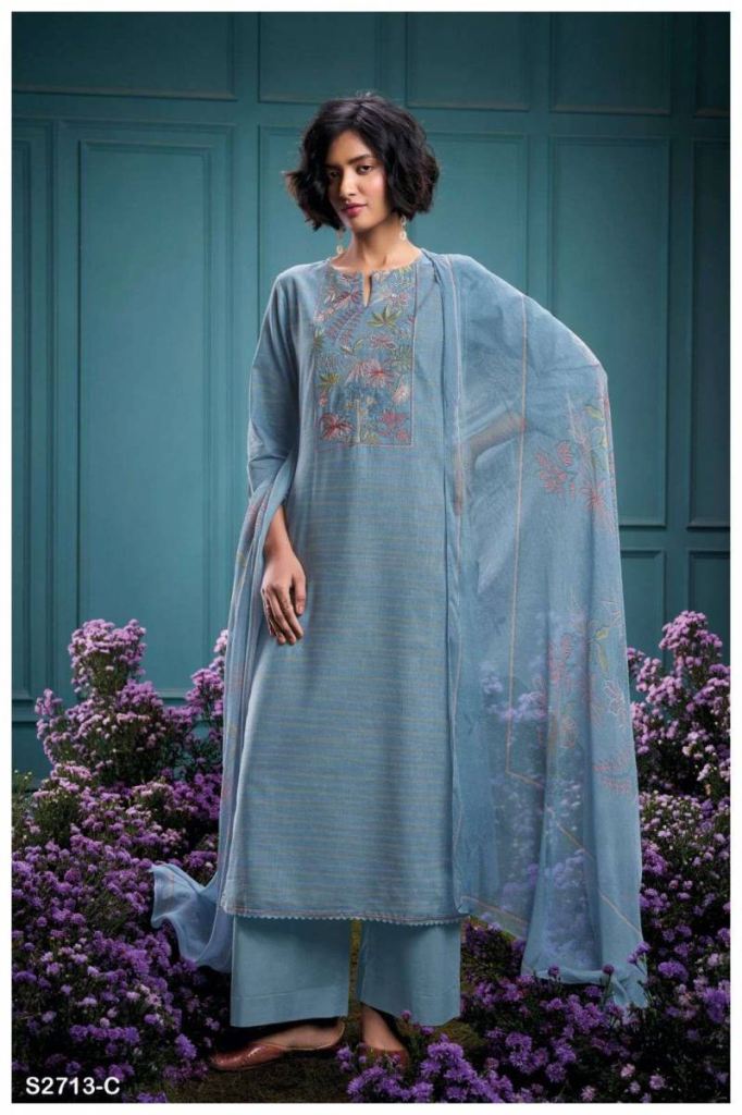 Ganga Gisma Handloom Cotton Salwar Suit