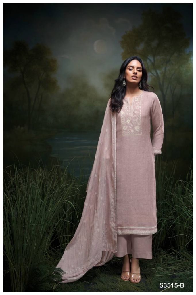 Ganga Hajira Embroidered  Salwar Suit