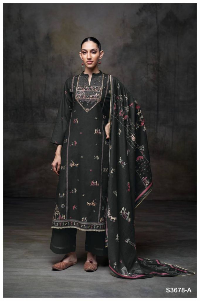 Ganga Ipsita Cotton Printed Salwar Kameez