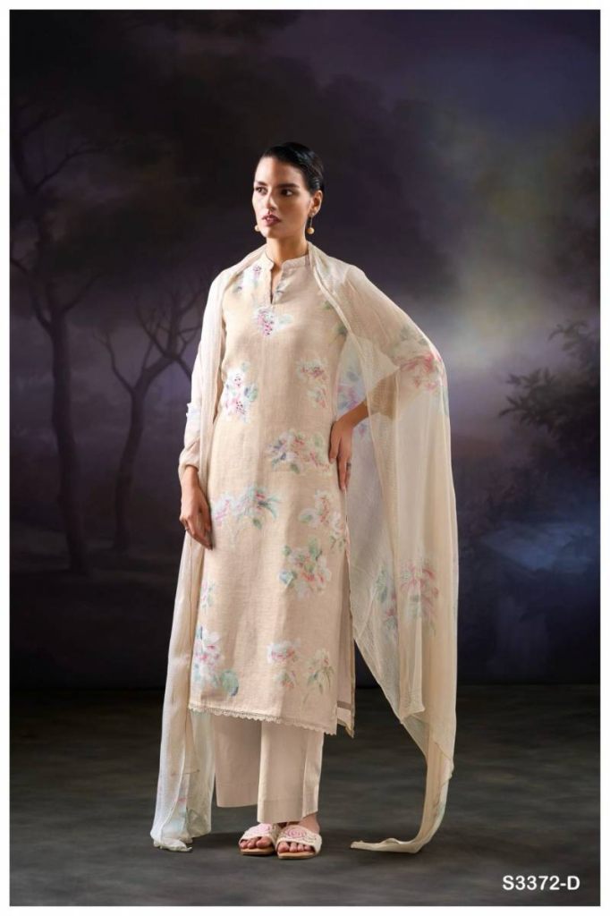 Ganga Jaylie Linen Printed Salwar Suit