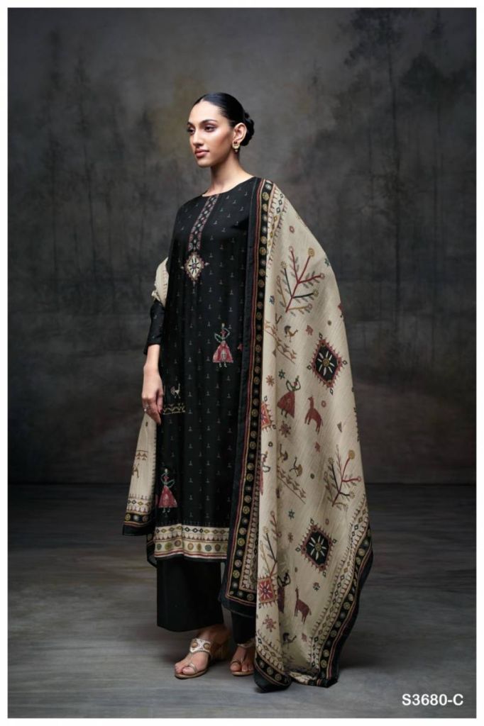 Ganga Jenna Printed Salwar Kameez