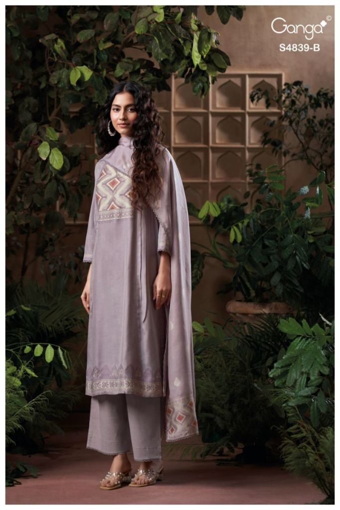 Ganga Jivara 4839 Silk Jacquard Salwar Kameez