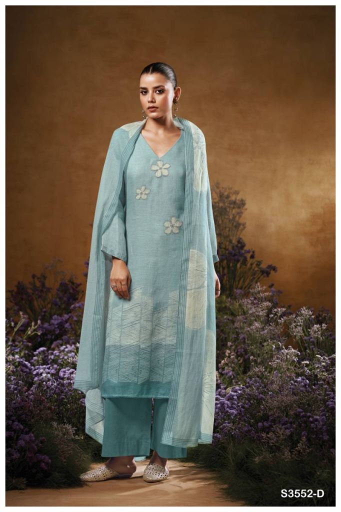 Ganga Kaiya S3552 A And D Printed Salwar Suits