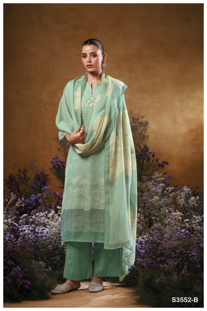 Ganga Kaiya S3552 B Printed Salwar Suits