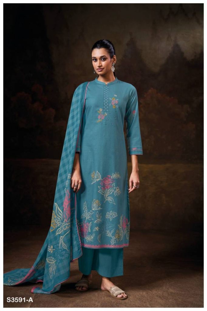 Ganga Ketki  Printed Salwar Kameez