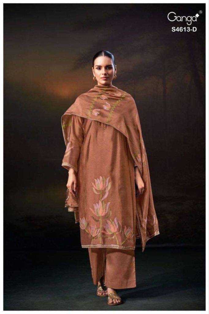 Ganga Kezra 4613 Hand Embroidered Salwar Kameez