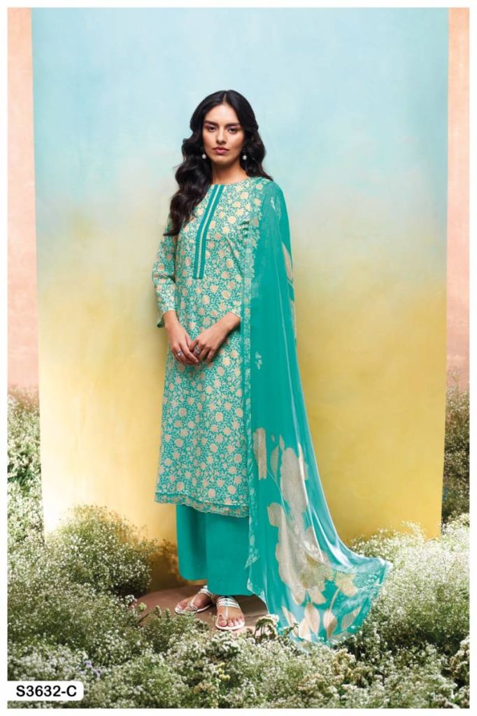 Ganga Lakmini Cotton Printed Salwar Kameez