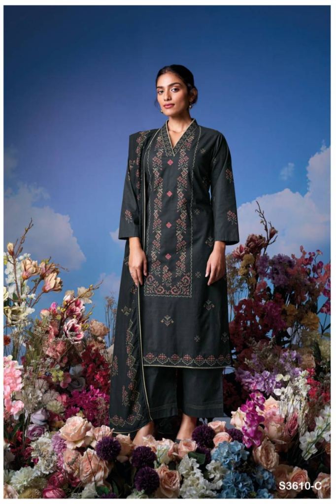Ganga Lily Cotton Printed Salwar Suit