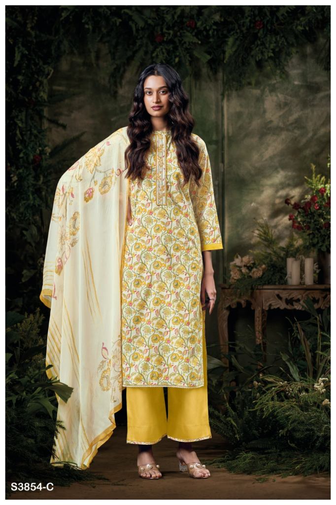 Ganga Maeilis 3854 Printed Salwar Kameez