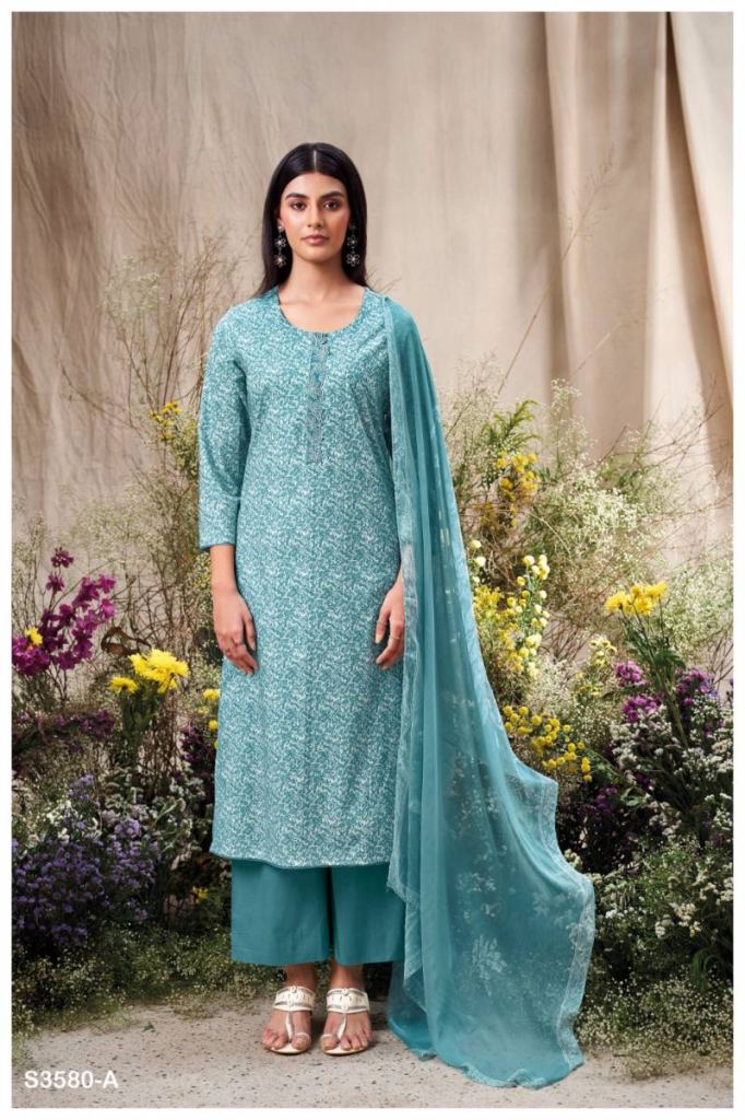 Ganga Manvika Printed Salwar Suit