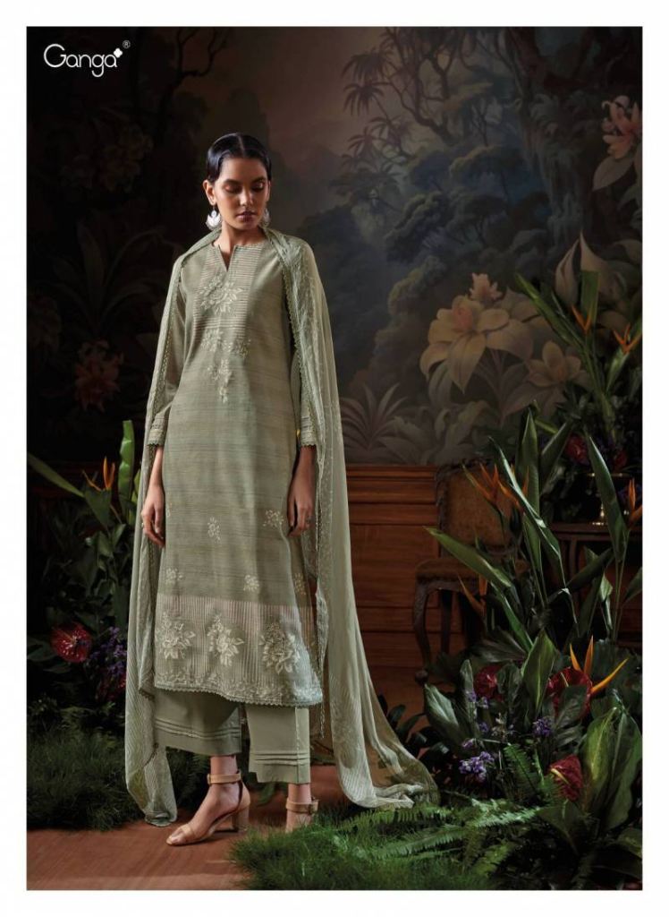 Ganga Memento Printed Salwar Suit