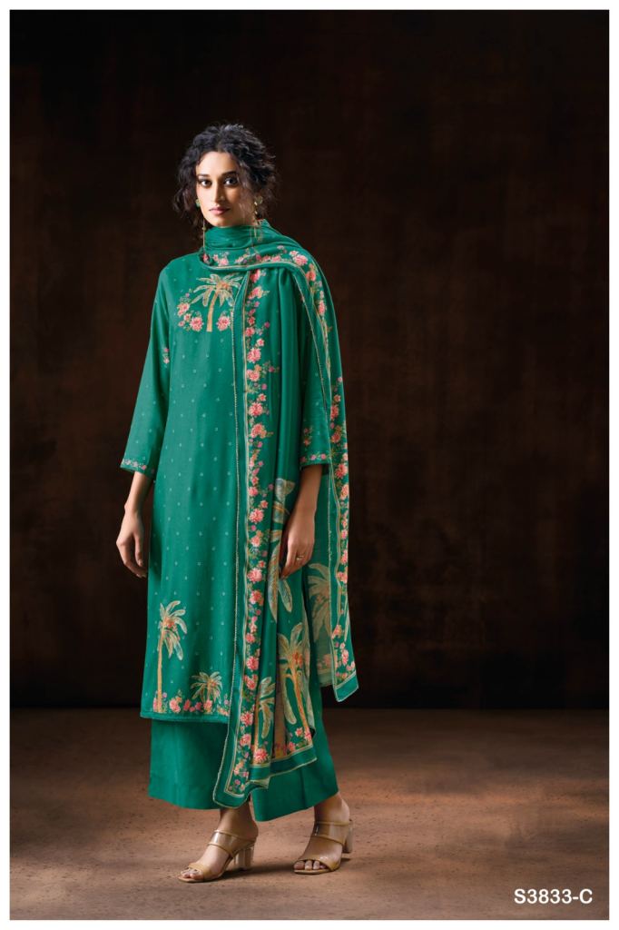 Ganga Miraelle 3833 Printed Salwar Kameez