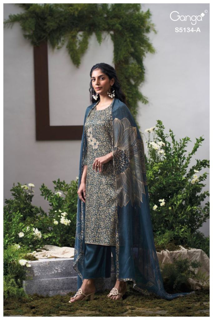 Ganga Mithila 5134 Embroidered Salwar Kameez