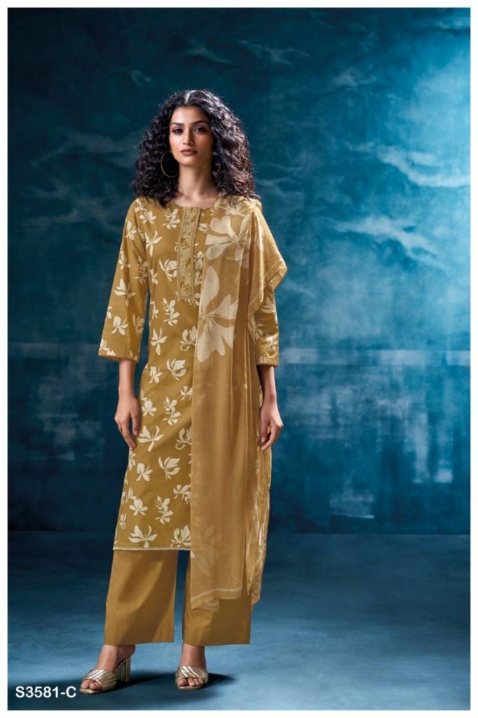 Ganga Mritsa Cotton Printed Salwar Suit