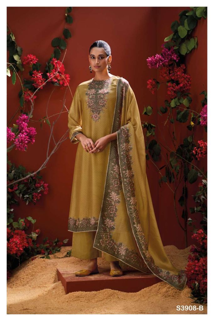 Ganga Mystara 3908 Printed Salwar Suit