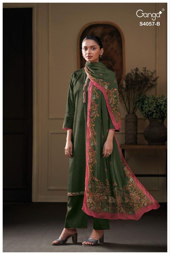 Ganga Nazriya 4057 Printed Salwar Kameez