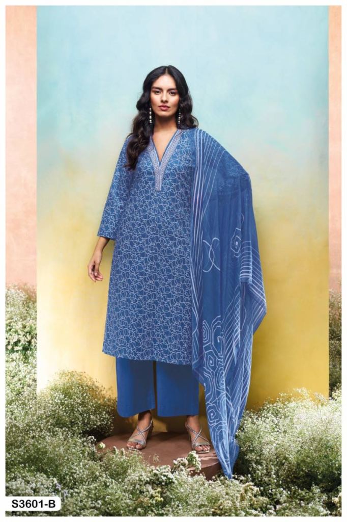 Ganga Nilakshi Printed Salwar Kameez