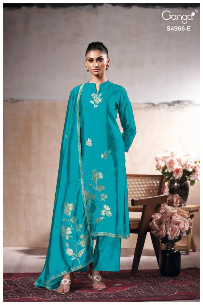 Ganga Nivora 4966 Jacquard Salwar Kameez