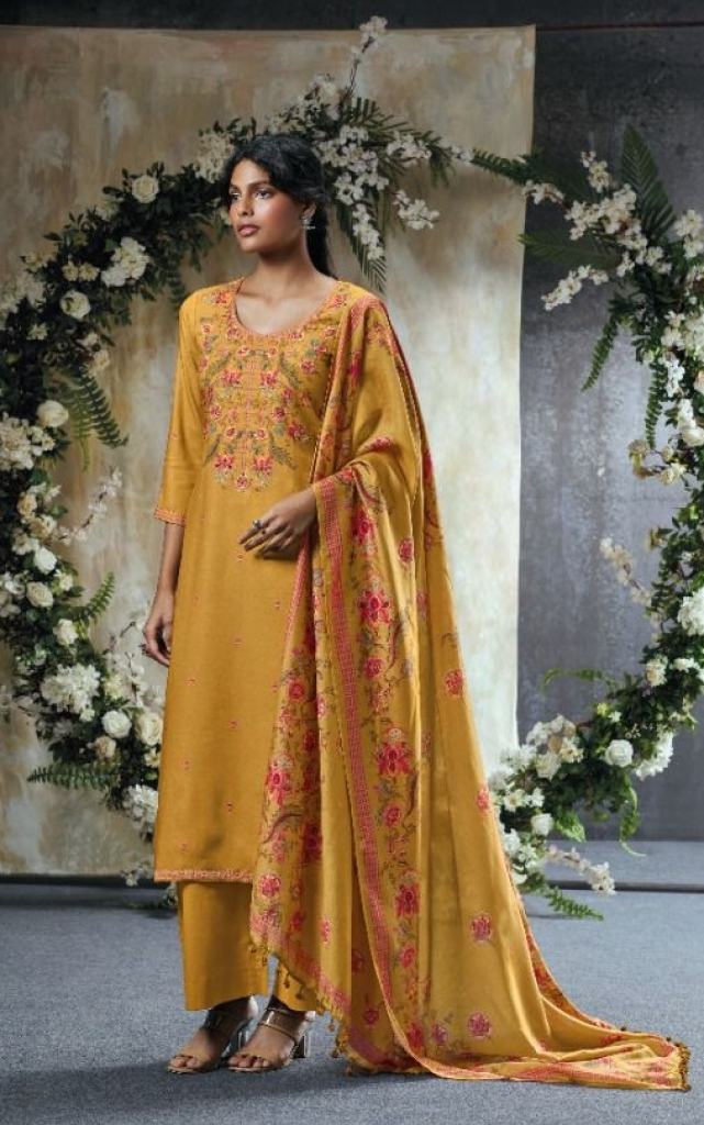 Ganga Noon 1247 To 1252 Pashmina Dress Material Collection