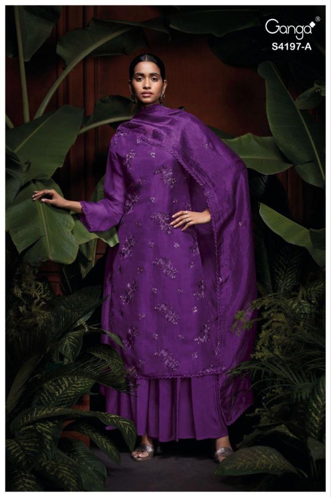 Ganga Quina 4197 Embroidery Salwar Kameez