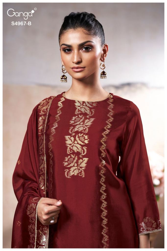 Ganga Raashii 4967 Embroidered Salwar Kameez