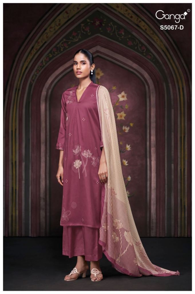 Ganga Riviera 5067 Printed Salwar Kameez