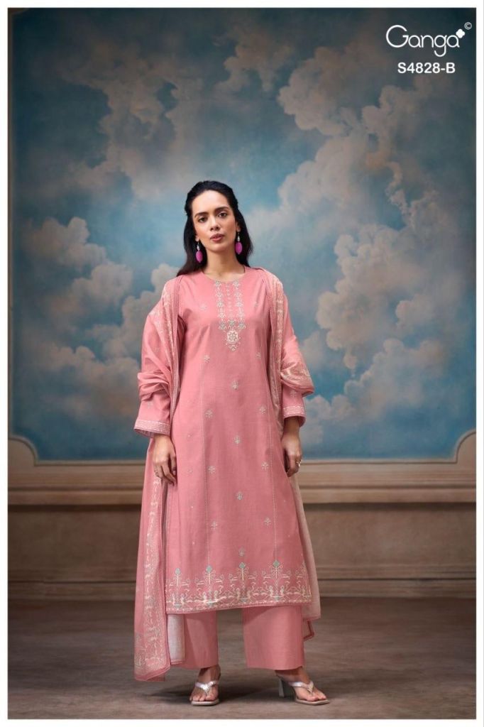 Ganga Riyanshi 4828 Printed Salwar Kameez