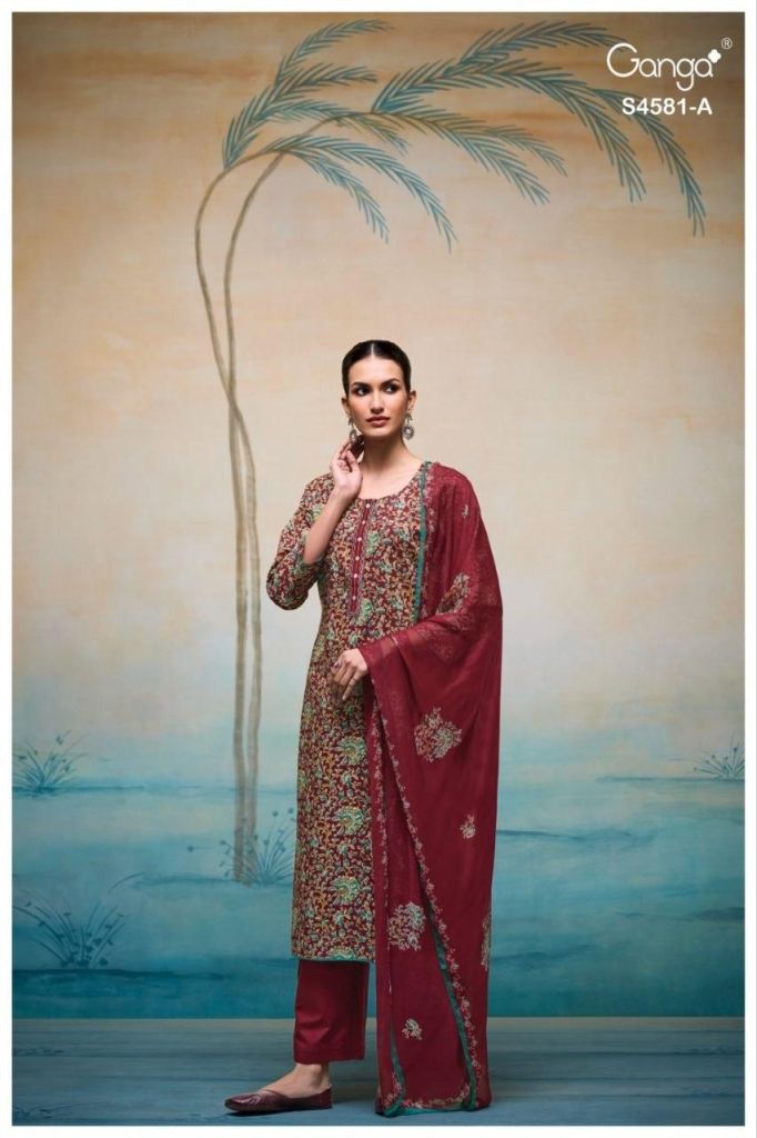 Ganga Ruby 4581 Printed Salwar Kameez