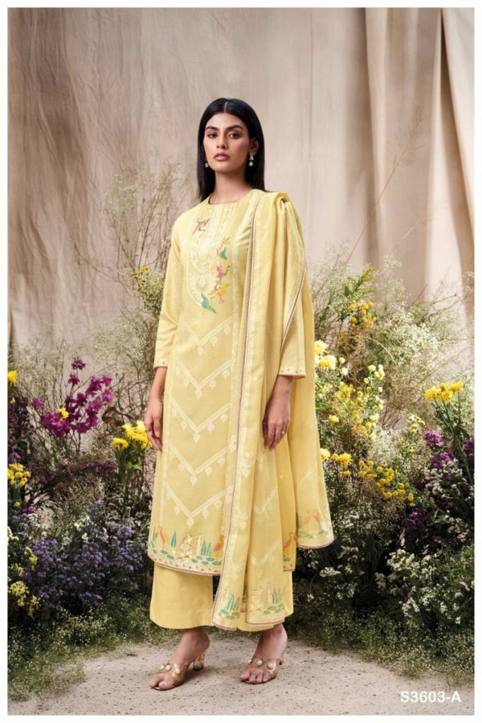 Ganga Rupreet Mul Jacquard Salwar Kameez