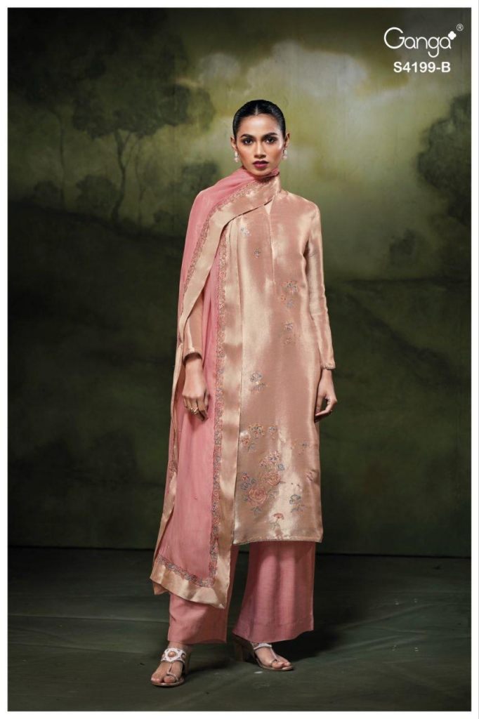 Ganga Savya 4199 Embroidery Work Salwar Kameez
