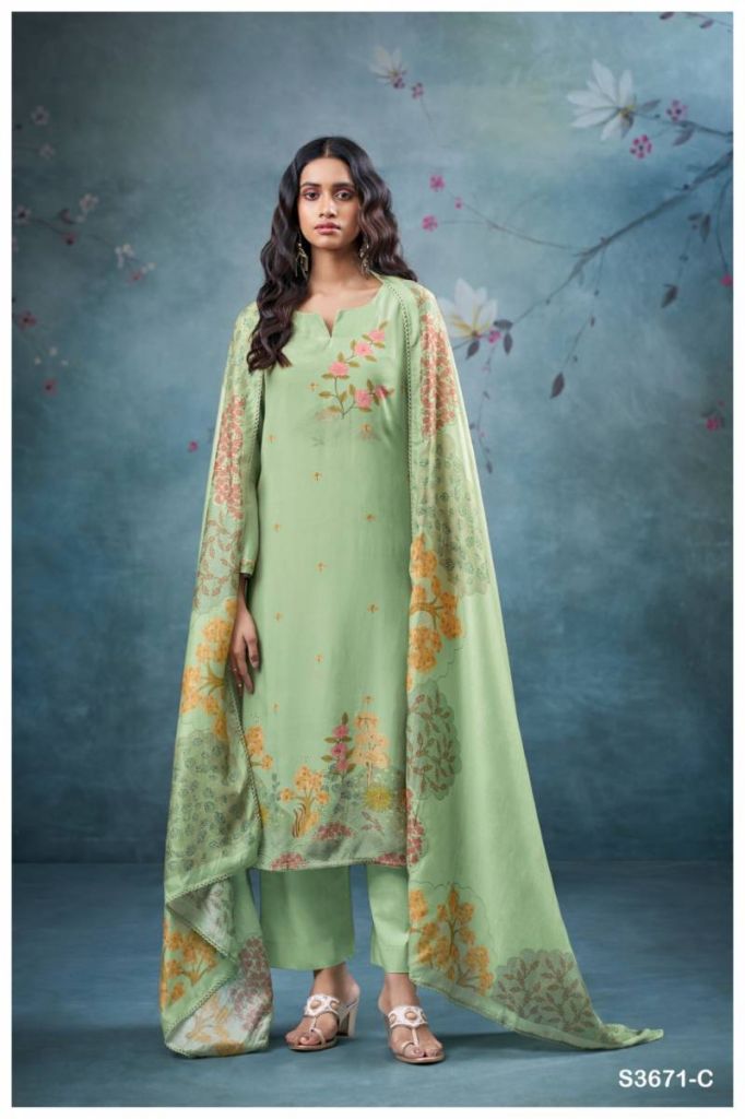 Ganga Sitara  Printed Salwar Kameez